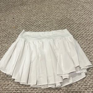 white skirt